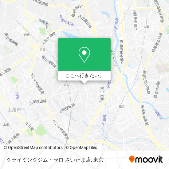クライミングジム・ゼロ さいたま店地図