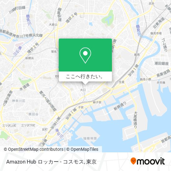 Amazon Hub ロッカー - コスモス地図