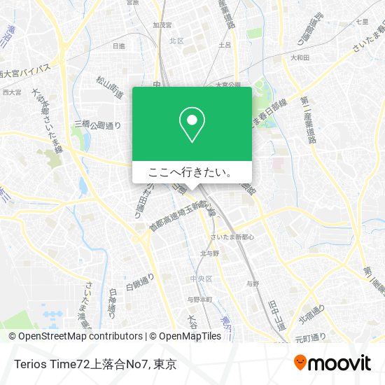 Terios Time72上落合No7地図