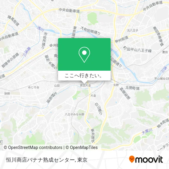 恒川商店バナナ熟成センター地図