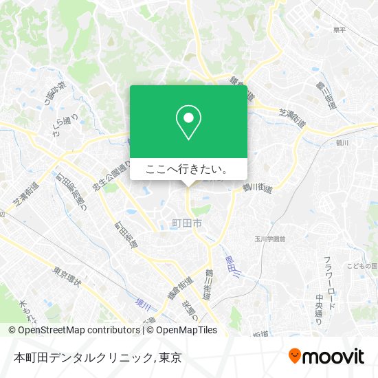 本町田デンタルクリニック地図