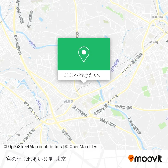宮の杜ふれあい公園地図