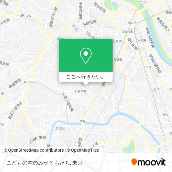 こどもの本のみせともだち地図