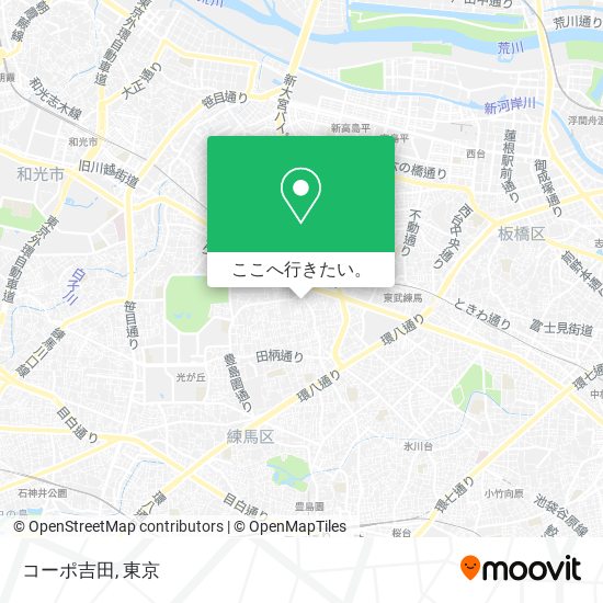 コーポ吉田地図