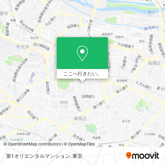 第1オリエンタルマンション地図