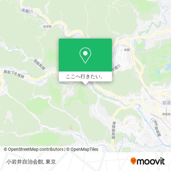 小岩井自治会館地図