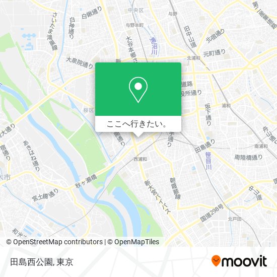 田島西公園地図