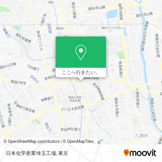 日本化学産業埼玉工場地図