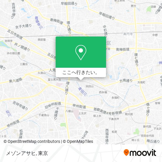 メゾンアサヒ地図