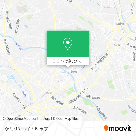 かなりやハイムB地図