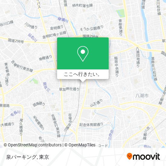 泉パーキング地図