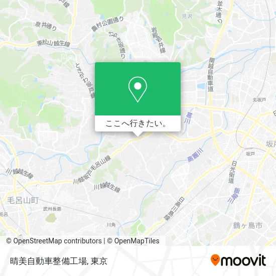 晴美自動車整備工場地図