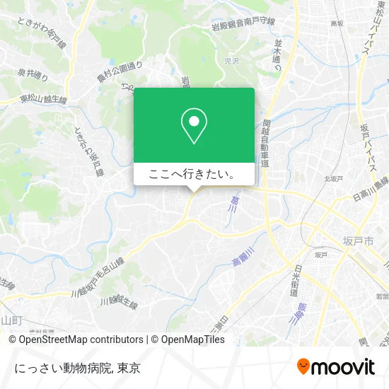 にっさい動物病院地図