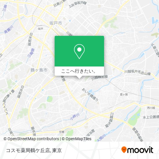 コスモ薬局鶴ケ丘店地図