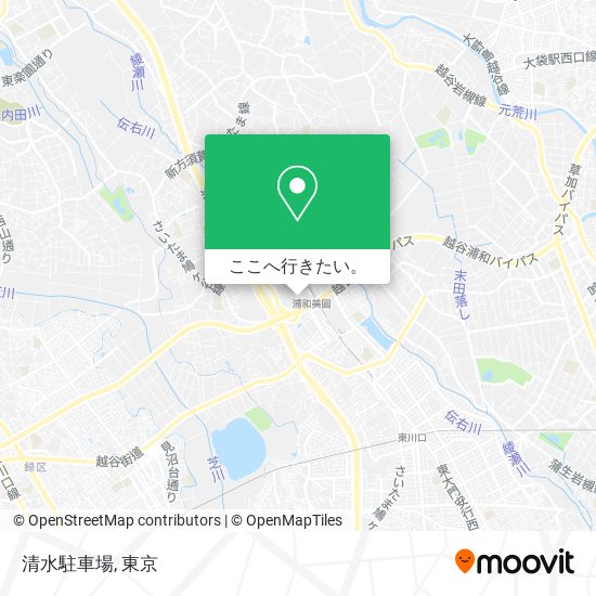 清水駐車場地図