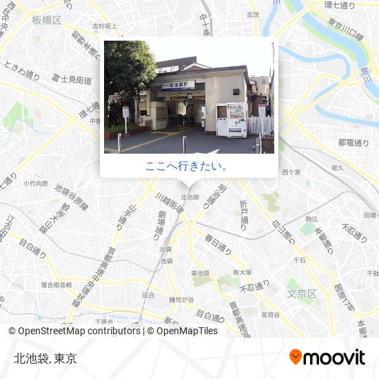 北池袋地図