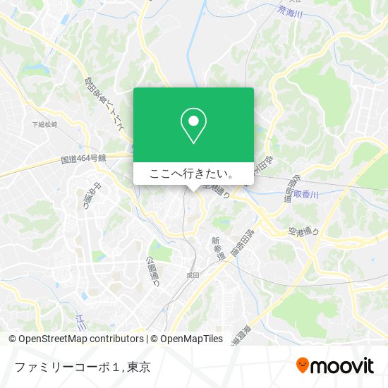 ファミリーコーポ１地図