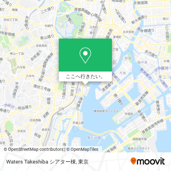 Waters Takeshiba シアター棟地図