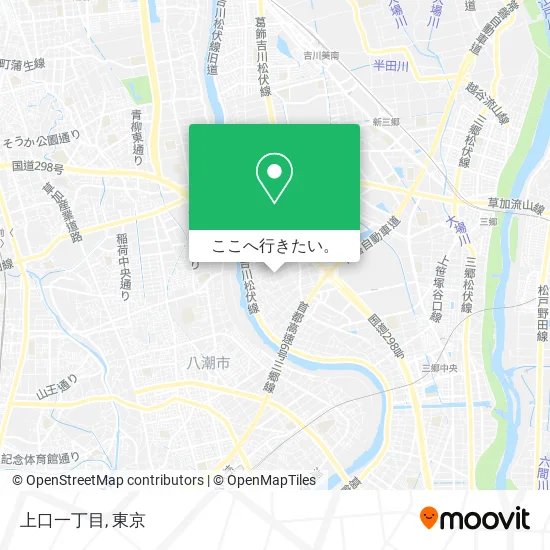 上口一丁目地図