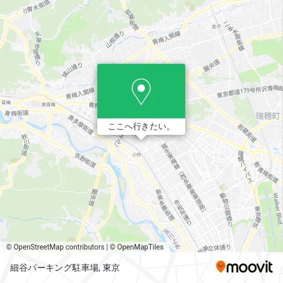 細谷パーキング駐車場地図