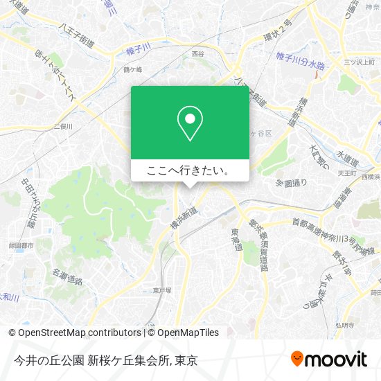 今井の丘公園 新桜ケ丘集会所地図