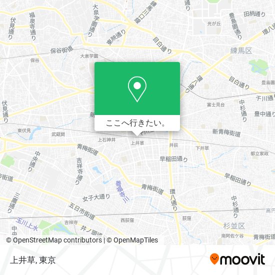 上井草地図