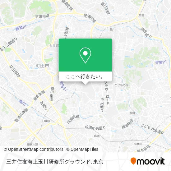 三井住友海上玉川研修所グラウンド地図