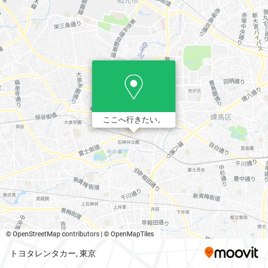 トヨタレンタカー地図