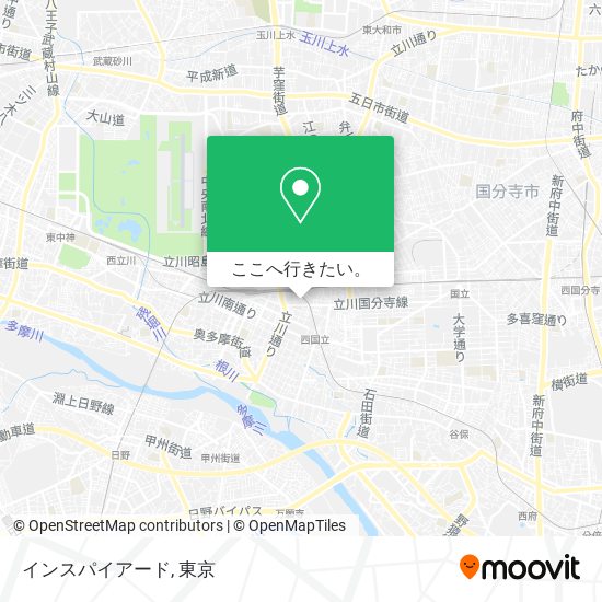 インスパイアード地図