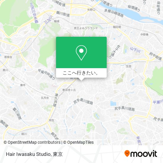 Hair Iwasaku Studio地図
