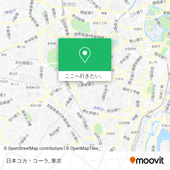 日本コカ・コーラ地図