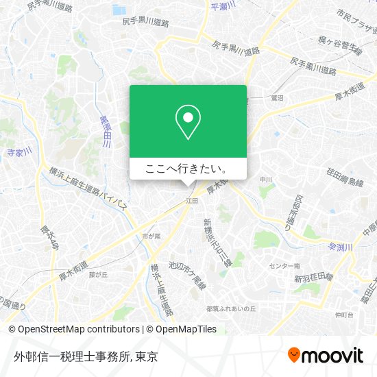 外邨信一税理士事務所地図