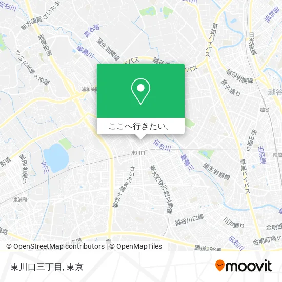 東川口三丁目地図