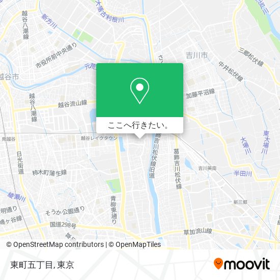 東町五丁目地図