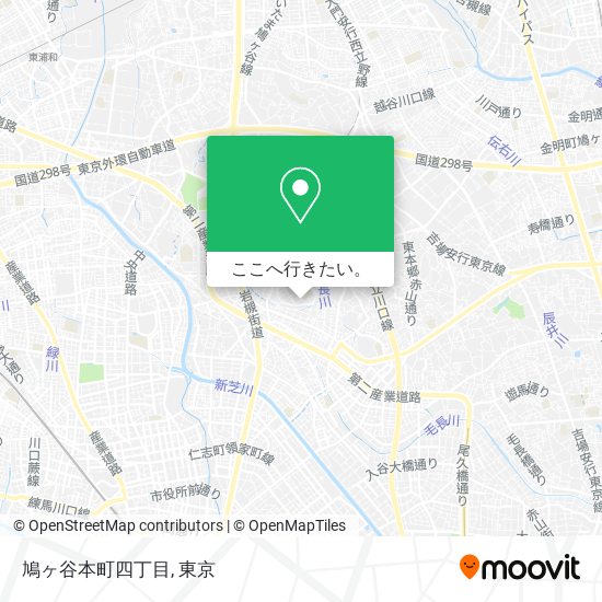 鳩ヶ谷本町四丁目地図