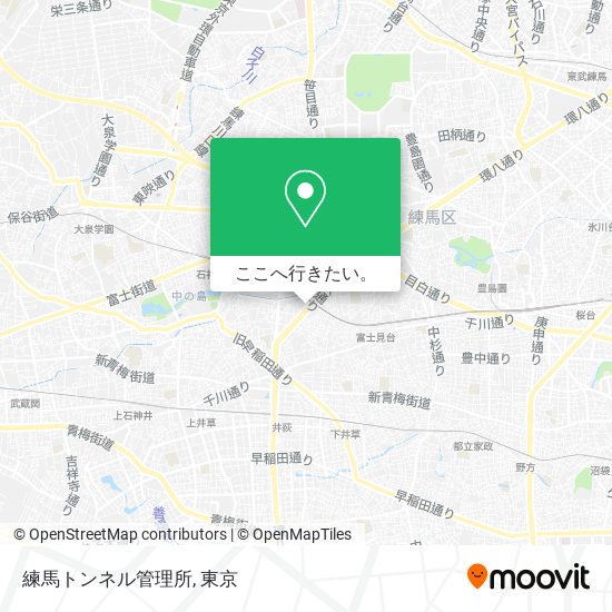 練馬トンネル管理所地図