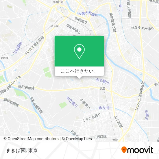 まきば園地図