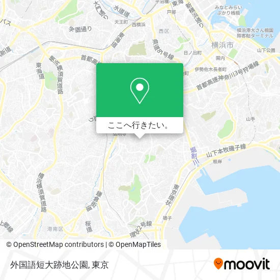 外国語短大跡地公園地図
