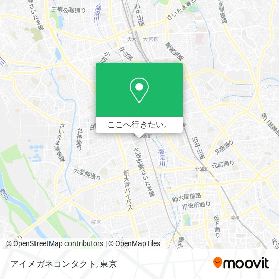 アイメガネコンタクト地図