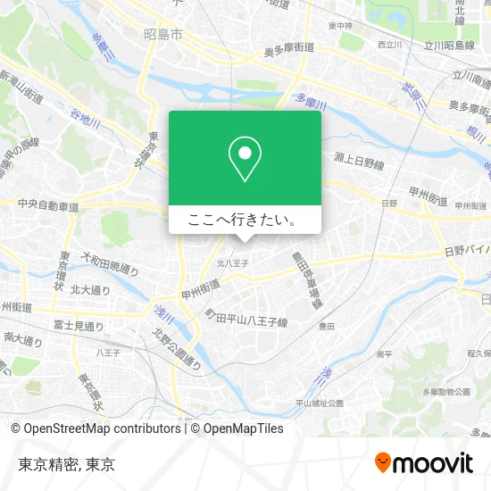 東京精密地図