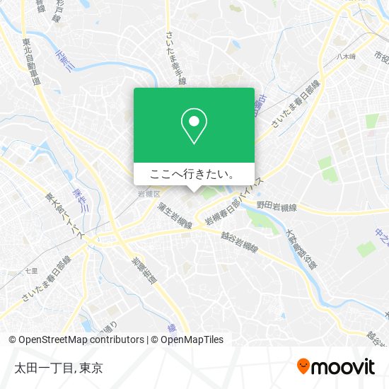 太田一丁目地図