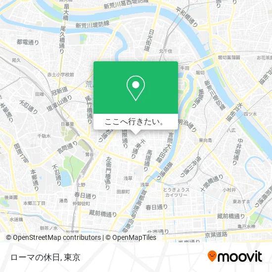 ローマの休日地図