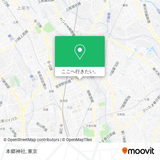 本郷神社地図