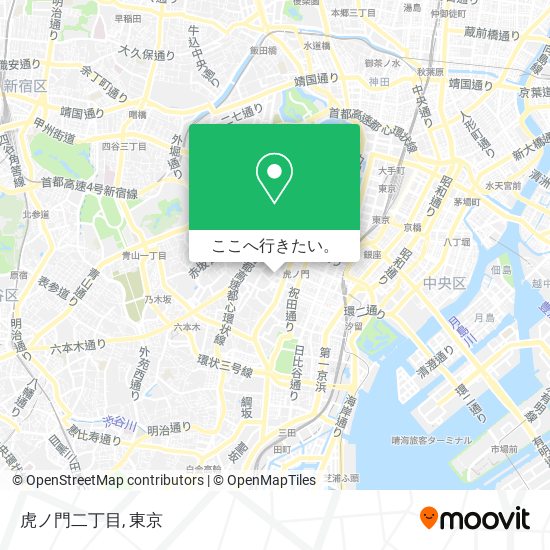 虎ノ門二丁目地図