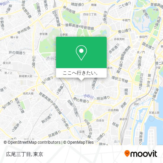 広尾三丁目地図