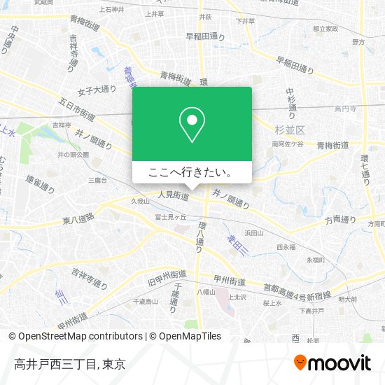 高井戸西三丁目地図