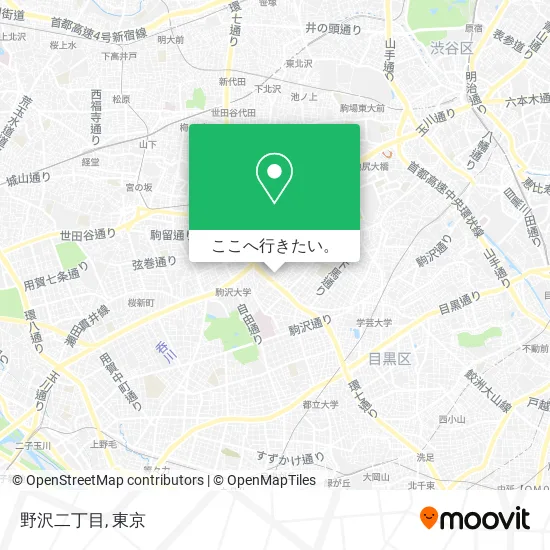 野沢二丁目地図