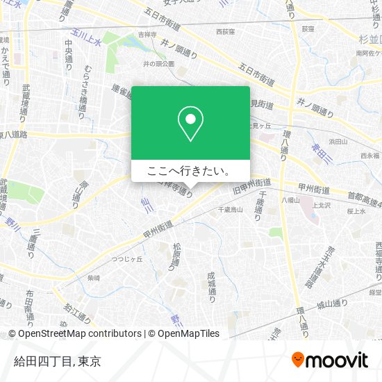 給田四丁目地図