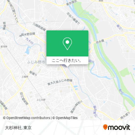 大杉神社地図