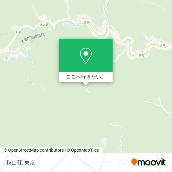 秋山荘地図